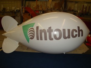 11 ft. advertising blimp with logo